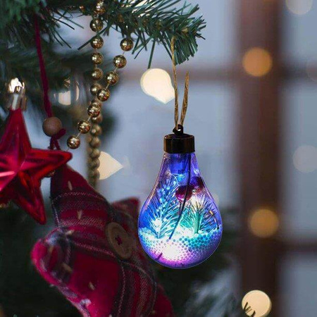 Vianočný box LED 3xLR44 RGB LVT