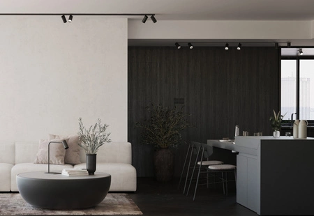 Stropné svietidlo Flush Mounted Spotlight 6x GU10 Black Modern MONO DEEP 10463 Nowodvorski