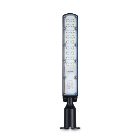 LED pouličné svietidlo 50W 5000lm 5000K, neutrálna biela 130° 0,25A Čierna VIDEX