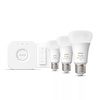 3x LED žiarovka E27 A60 11W = 75W 1055lm 2000-6500K CCT + RGB SMART Smart Bluetooth ZigBee White and Color Ambiance + Bridge Bridge + PILOT ovládač Philips HUE Starter Kit