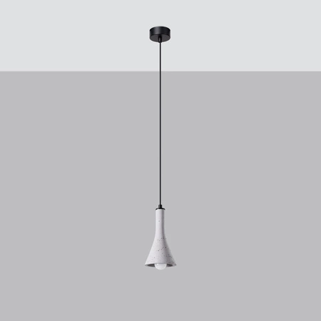 Stropné závesné svietidlo E14 Luster Geometric Grey Modern Rea Sollux