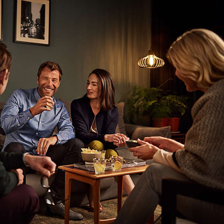 Sada 6x LED žiarovka A60 E27 10W = 75W 1055lm 3000K Warm 260° LUMILED