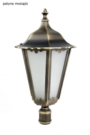 Záhradná lampa Vonkajšia stĺpová lampa E27 Retro Maxi K 5002/2 BD 45 120cm čierna Su-Ma