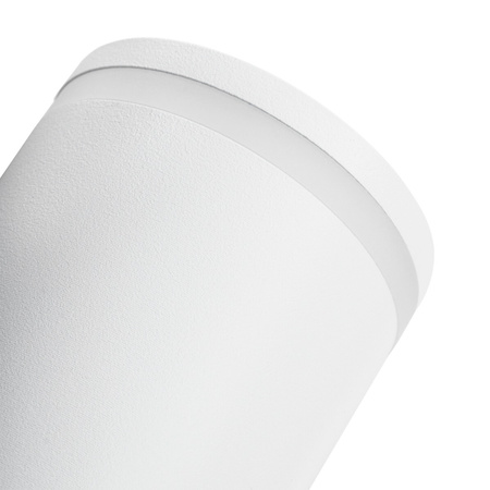 Nástenná povrchová lampa na čítanie GU10 White Matte Ring Masterled