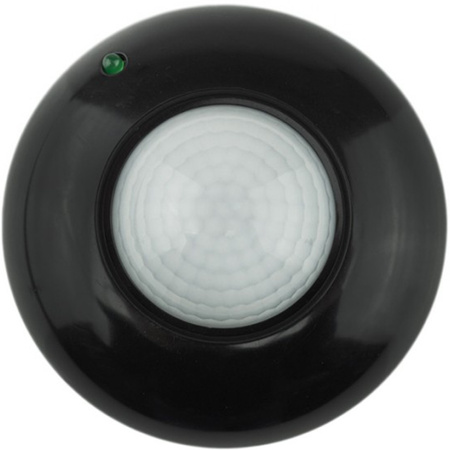 PIR senzor pohybu a súmraku povrchová montáž čierny 6 m 360° CP Ecolight