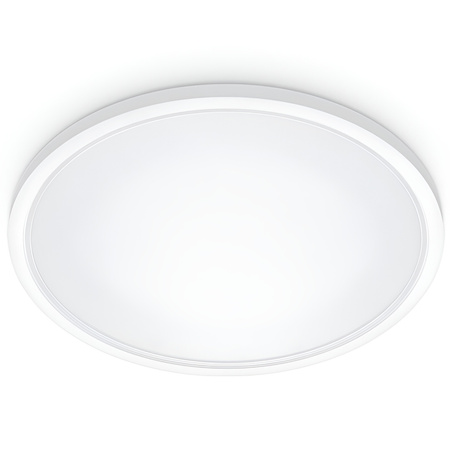 Plafond LED stropné svietidlo 32W 3750lm 2700-6500K RGB + TW 54,5cm White Round Smart SMART WiFi Bluetooth App Superslim WiZ