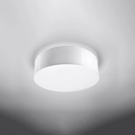 Stropné svietidlo Plafond 2x E27 Round White Minimalist Arena Sollux