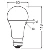 3x LED žiarovka A60 E27 13W = 100W 1521lm 4000K neutrálna biela 200° VALUE CLASSIC Osram