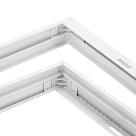 Rám na povrchovú montáž 45 mm pre LED panel 30x60 cm Klik White Kobi