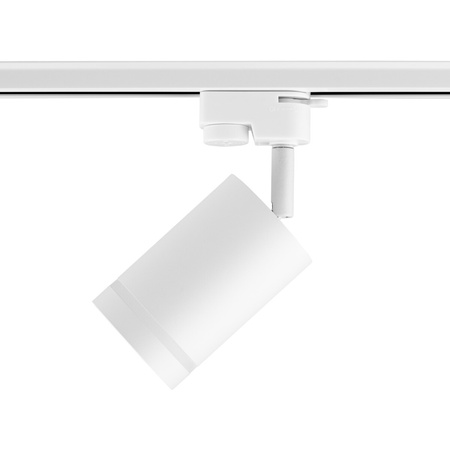 Reflektor pre 1-fázovú lištu GU10 White Matt Ring Masterled