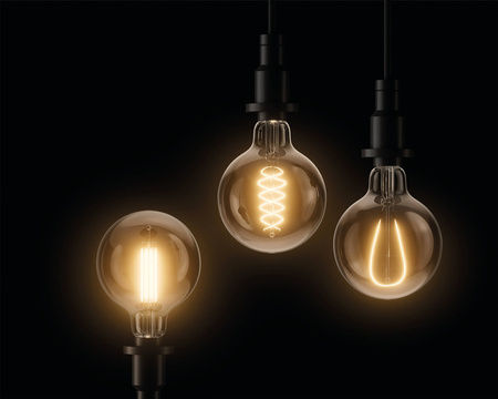 Dekoratívna LED žiarovka G125 Sphere E27 7W = 48W 600lm 2200K teplá biela 320° vlákno Stmievateľné Vintage 1906 Osram