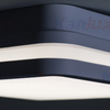 Plafond LED stropné svietidlopohybovým senzorom Coffer 24W 1920lm 4000K neutrálna biela IP54 Square Graphite BENO KANLUX