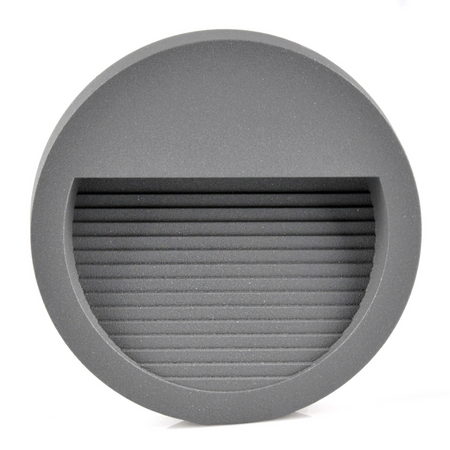 Schodiskové svietidlo 3W 60lm 4000K neutrálna biela Grey IP44 Q LED Sanico Goldlux