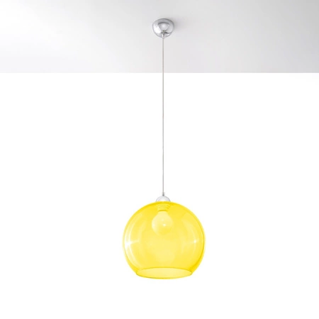Závesné stropné svietidlo Hanging Ball E27 Round Yellow Minimalist Ball Sollux