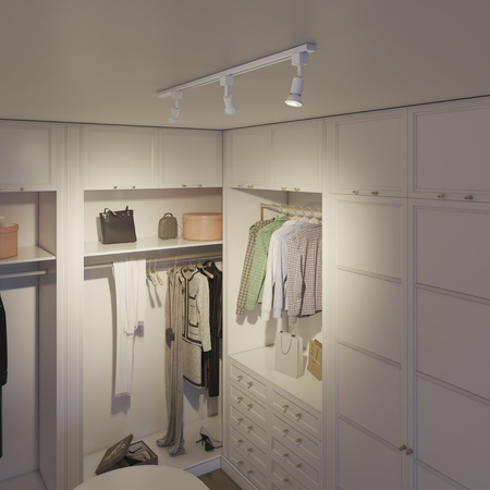 Sada závesného osvetlenia autobusu 1 m + 3x LED GU10 jednofázová biela EasyLink Tobia Philips