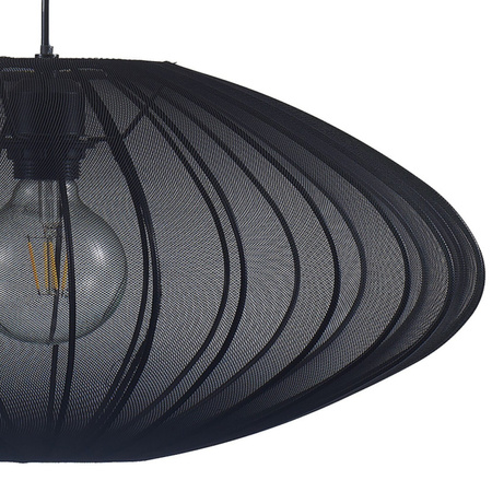 Stropné závesné svietidlo E27 čierne JAPANDI Sanico Goldlux