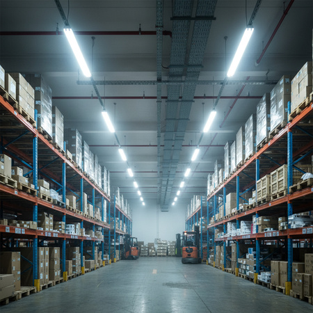 Ohňovzdorné svietidlo 150cm 2xT8 G13 IP65 + LED žiarivky 25W 4000K Lumiled