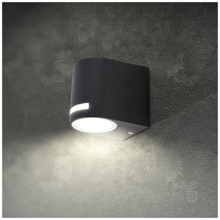 Záhradné vonkajšie nástenné svietidlo GU10 IP44 Grey Quazar Kobi