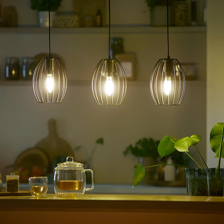 6x LED žiarovka E14 sviečka B35 4,3W = 40W 470lm 2700K teplá biela FILAMENT LED Classic Philips