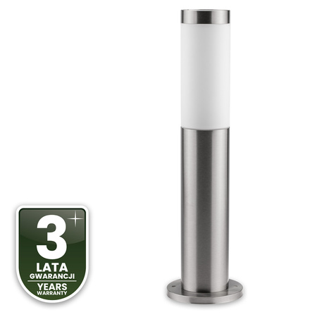 Vonkajšia záhradná lampa E27 INOX PIPE 45cm Lilium Lumiled