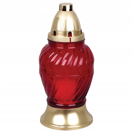 9x 28h sklenená sviečka s náplňou na veľký hrob po celý rok