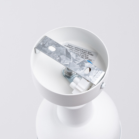 Nástenné svietidlo Nástenné svietidlo E27 Geometric white Industrial Elba Sollux