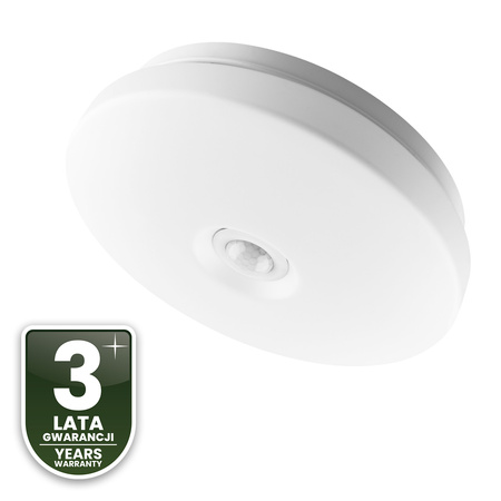 LED plafón na povrch 18W NOTUS 2 Round Motion Sensor IP44 33 cm LUMILED
