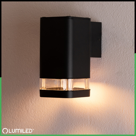 Vonkajšie záhradné svietidlo GU10 LED fasádne nástenné svietidlo IP54 EPSILO LUMILED