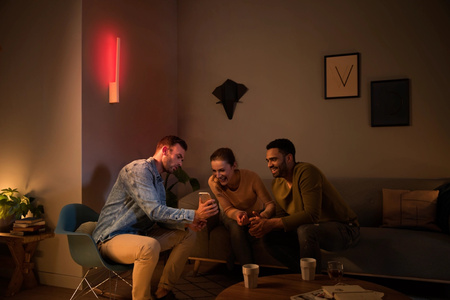 LED nástenné svietidlo 12,2 W 850 lm IP20 Biela a farebná Ambiance RGB + TW White Smart SMART Zigbee Bluetooth Liane Philips HUE