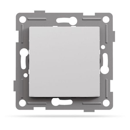 Kryt pre rámček zásuvky spínača biely BINERA VIDEX
