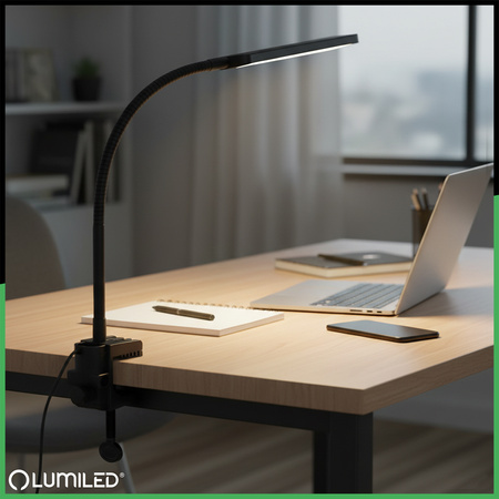 Držiak stolovej lampy Stolová spona Čierna Lumiled