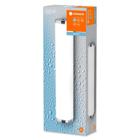 Kúpeľňové nástenné svietidlo nad zrkadlom Stmievateľné E14 Chróm Kúpeľňové nástenné svietidlo IP44 Ledvance