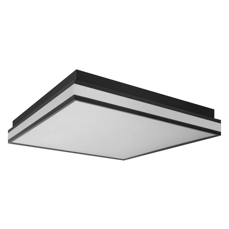 Plafond LED stropné svietidlo Povrchová montáž 42W 2500lm CCT Stmievateľné štvorcové čierne SMART+ WiFi Magnet Ledvance