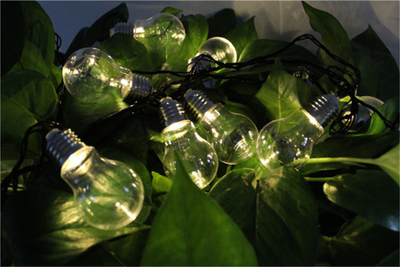 LED žiarovka s napájacím zdrojom Dekoratívna 2,1 W 2700K, teplá biela 20 x LED Transparentná IP44 Smolder Sanico Goldlux