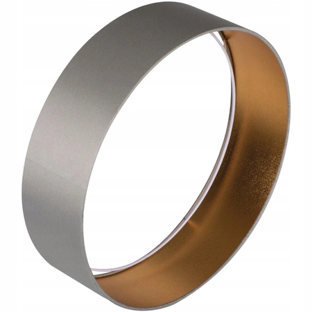 Plafond LED stropný panel Svietidlo pre povrchovú montáž 17,5W 1500lm 4000K, neutrálna biela 120° Okrúhly sivozlatý Rifa Kanlux