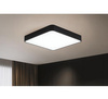 Plafond LED stropné nástenné svietidlo Square 2640lm 30W 4000K IP22 Black