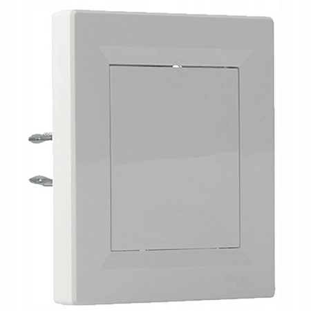 Krytka biela s rámom SCHNEIDER ASFORA