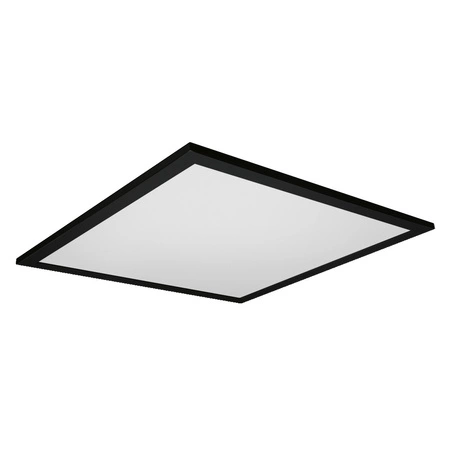 LED stropný panel Inteligentný 28W 1800lm CCT RGBW Stmievateľný diaľkové ovládanie 45x45cm čierny SMART+ WiFi Ledvance