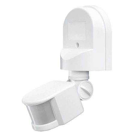 Vonkajší svetelný senzor pohybu a súmraku 1200W biely IP44 VL-SPW2W Videx