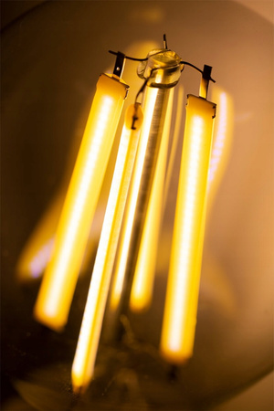 6x LED žiarovka E27 Ball P45 7W = 60W 806lm 3000K teplá biela 360° FILAMENT LUMILED