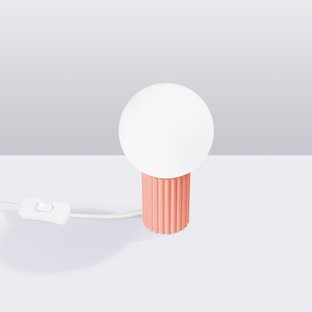 Stolná stolová lampa G9 Round Orange Modern Matte Halo Sollux
