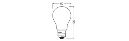 LED žiarovka E27 A60 5,9W = 60W 806lm 6500K studená biela 300° STAR CLASSIC Osram