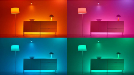 3x LED GU10 reflektor PAR16 4,7W = 50W 400lm 2200-6500K RGB + TW Smart SMART WiFi Bluetooth App WiZ