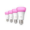 4x LED žiarovka E27 A60 6W = 60W 810lm 1800-20000K CCT + RGB SMART Smart Bluetooth ZigBee White and Color Ambiance Philips HUE