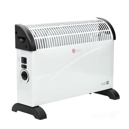 Konvektorový ohrievač 2000W TURBO s ventiláciou Biely Sondo Windstar Kobi