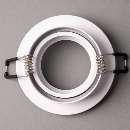 Halogénové stropné svietidlo na zapustenú montáž Kruhové MR16 Pohyblivé Biele TRIAM LUMILED