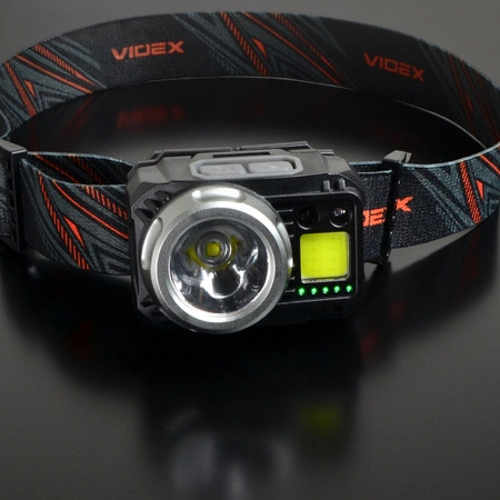 Dobíjací LED svetlomet 5W 5000lm 7 režimov USB-C Senzor pohybu Vodotesný IP65 Videx