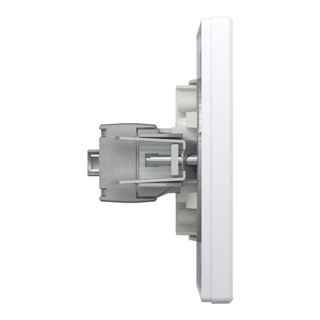 Počítačová zásuvka RJ45 cat. 5e STP s rámom biela SCHNEIDER ASFORA