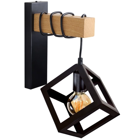 Nástenné svietidlo Povrchová montáž E27 Béžová Čierna Švédsko Sanico Goldlux