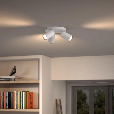 2x LED GU10 reflektor PAR16 4,6W = 50W 355lm 2700K, teplá biela 36° LED Classic Philips